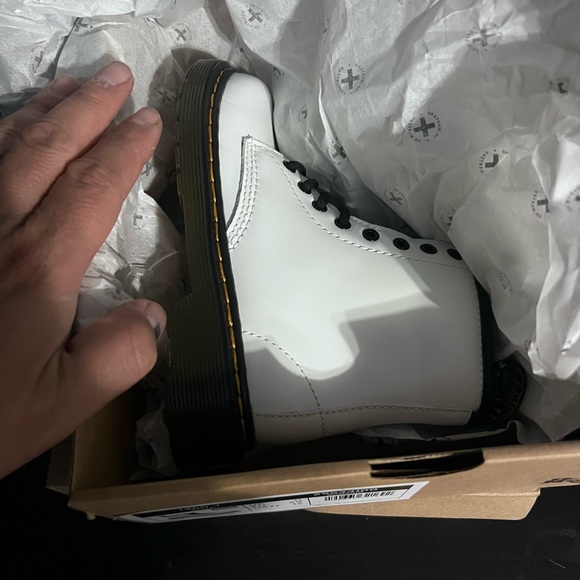 Brand New Never worn Doc Martens white. Youth size 12 - Picture 3 of 7